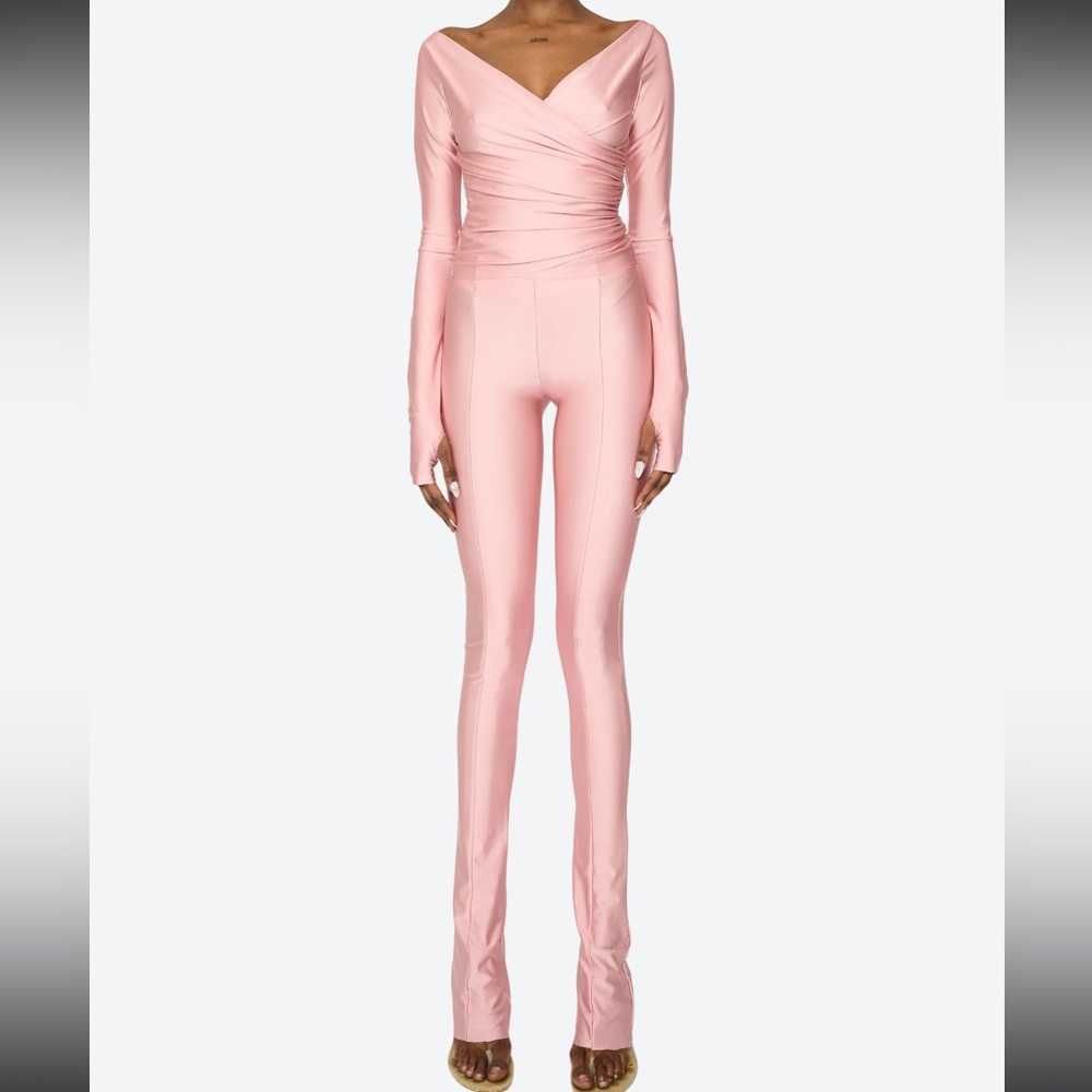 LANAI LONG-SLEEVED TOP & BOTTON in Orchid Bud